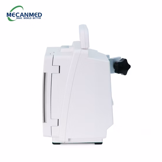 Pompa per infusione veterinaria per iniezione di attrezzature mediche ospedaliere con touch screen portatile da 3,5 pollici con funzione di riscaldamento